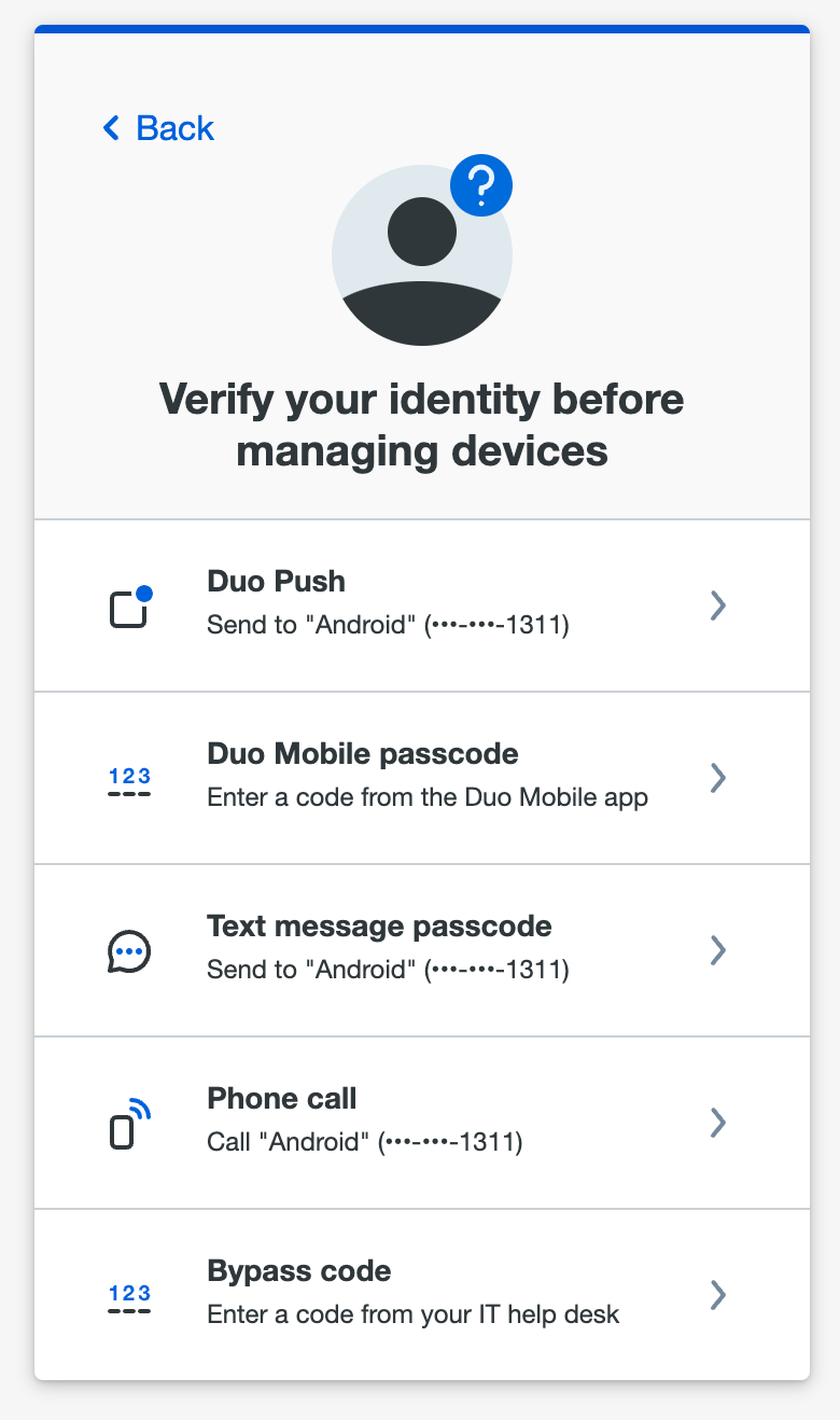 Verification for Device Management