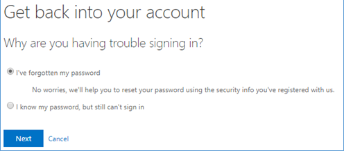 Pasted image.png I've forgotten my password window